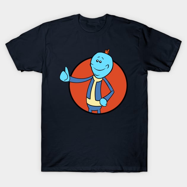 Meeseeks Vault Boy T-Shirt by raziell7744